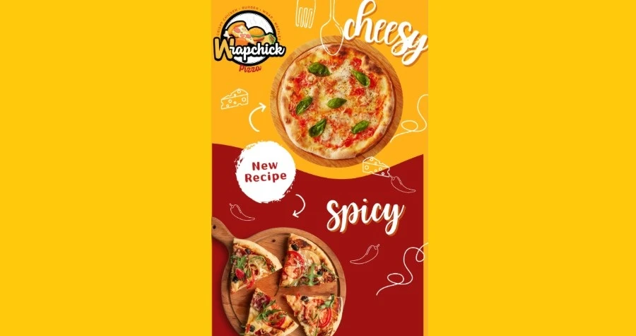 WrapChick Pizza