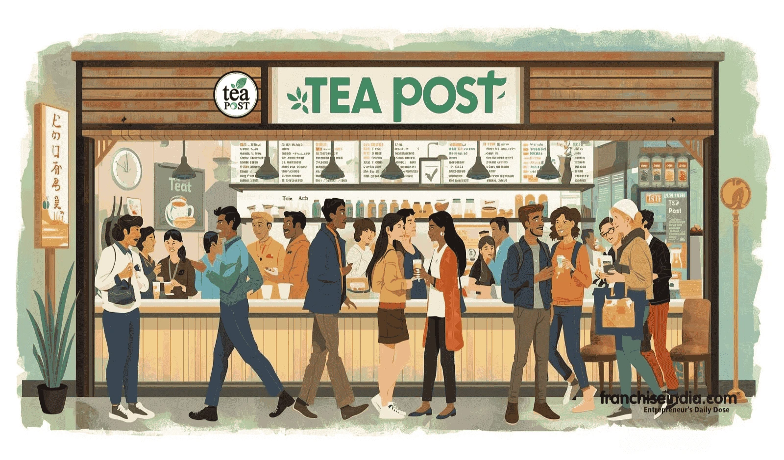 Tea post franchise: Cost and how to get?