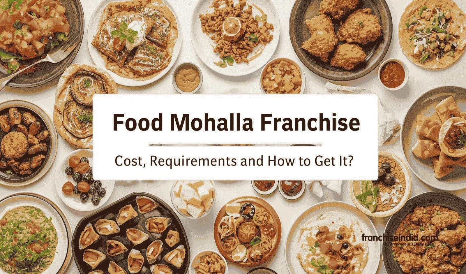 Food Mohalla Franchise: Cost, Requirements and How to Get It?