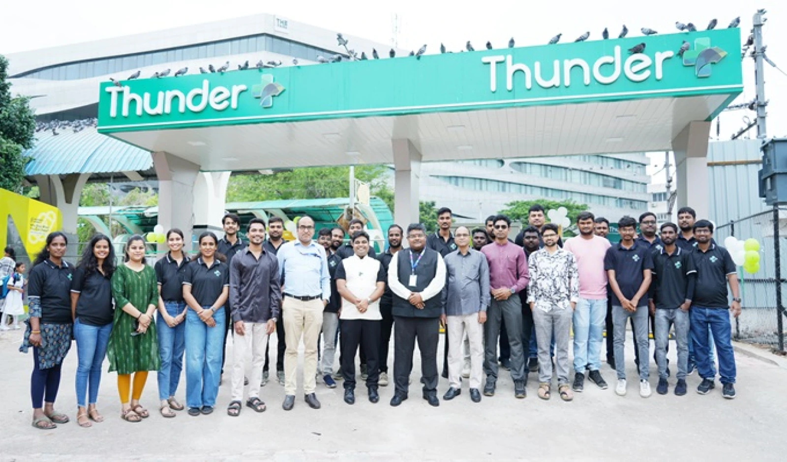 ThunderPlus Unveils 2nd Franchise EV Charging Station in Collaboration with South Central Railway image