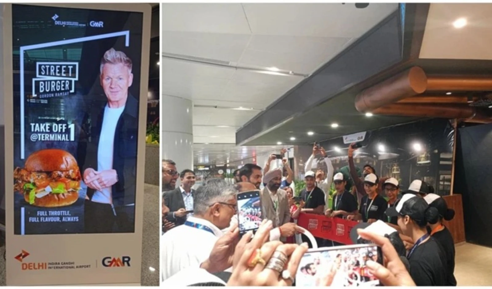 Gordon Ramsay Makes India Debut with ‘Street Burger’ at Delhi Airport’s Terminal 1