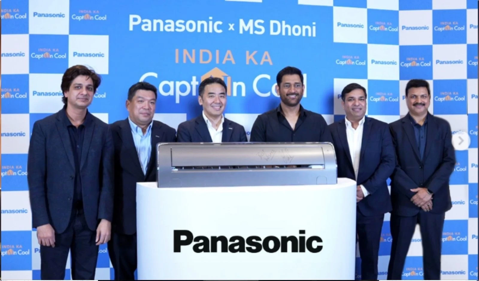 Panasonic Signs MS Dhoni as Brand Ambassador