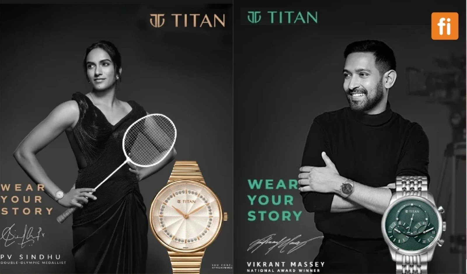 Titan Unveils ‘Wear Your Story’ Campaign Featuring PV Sindhu and Vikrant Massey image