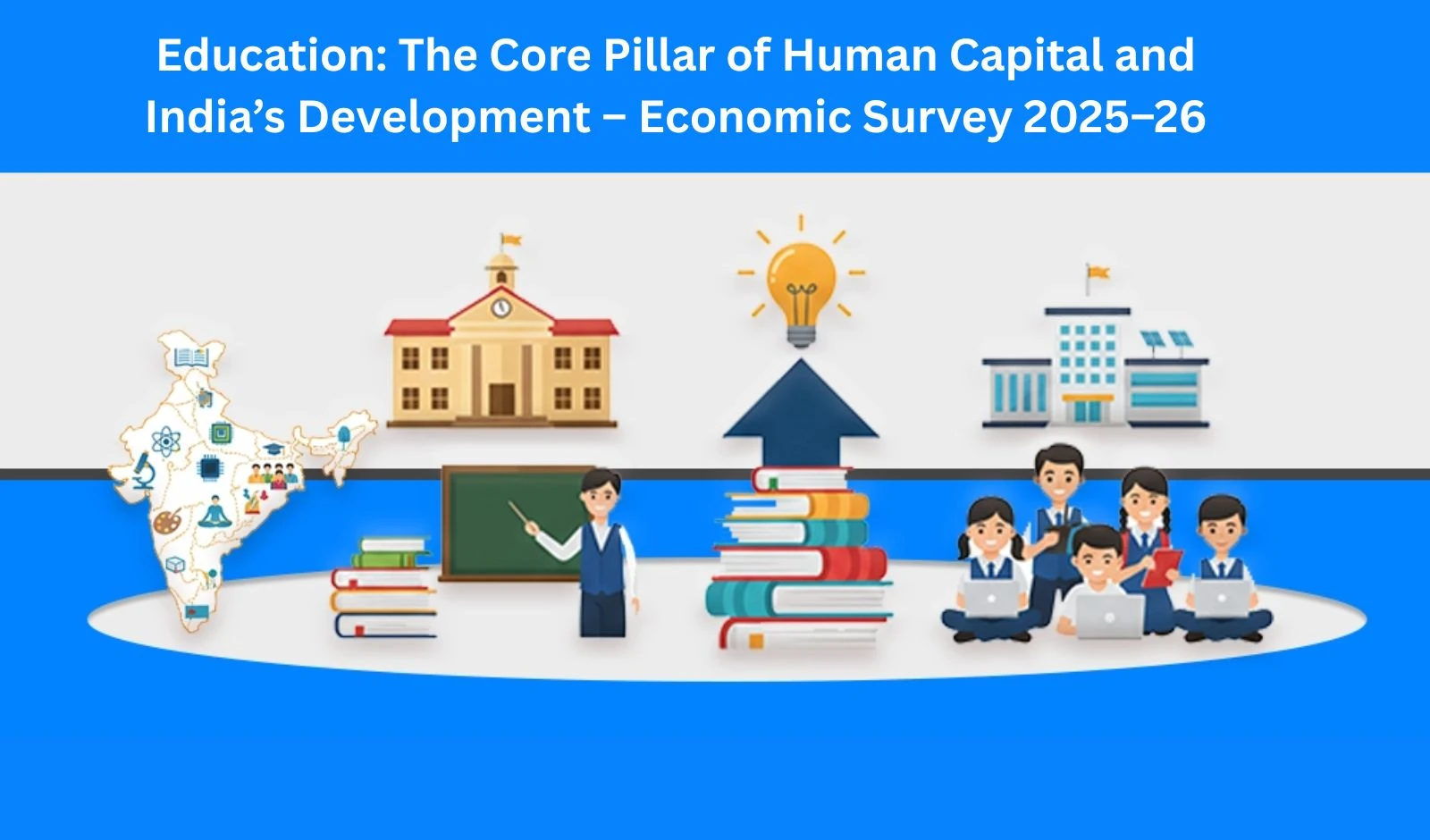 Education: The Core Pillar of Human Capital and India’s Development - Economic Survey 2025-26 image