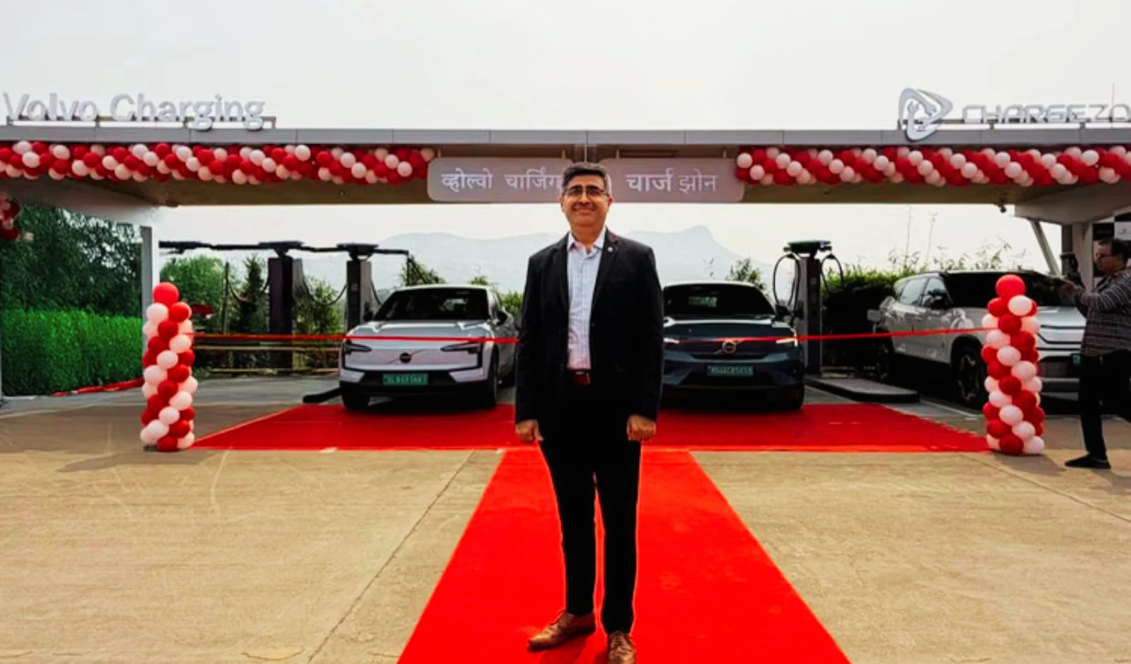 Volvo and ChargeZone Launch EV Charging Station on Mumbai–Nashik Highway image