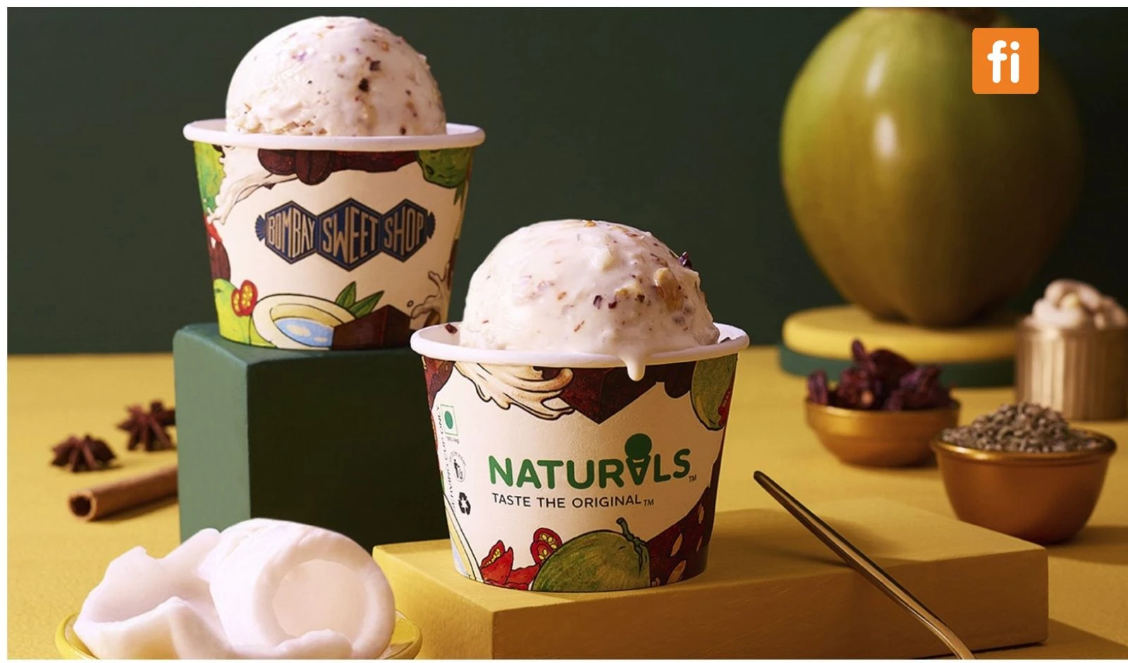 Naturals ice cream partners with Bombay Sweet Shop for the Original Twist Campaign image