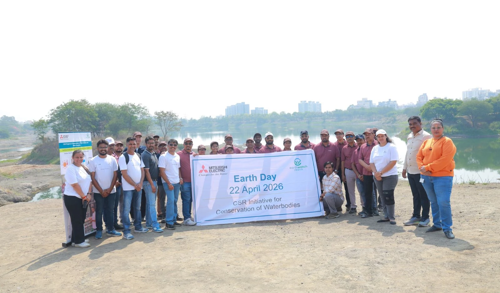 Mitsubishi Electric India Marks Earth Day with Lake Conservation Drive