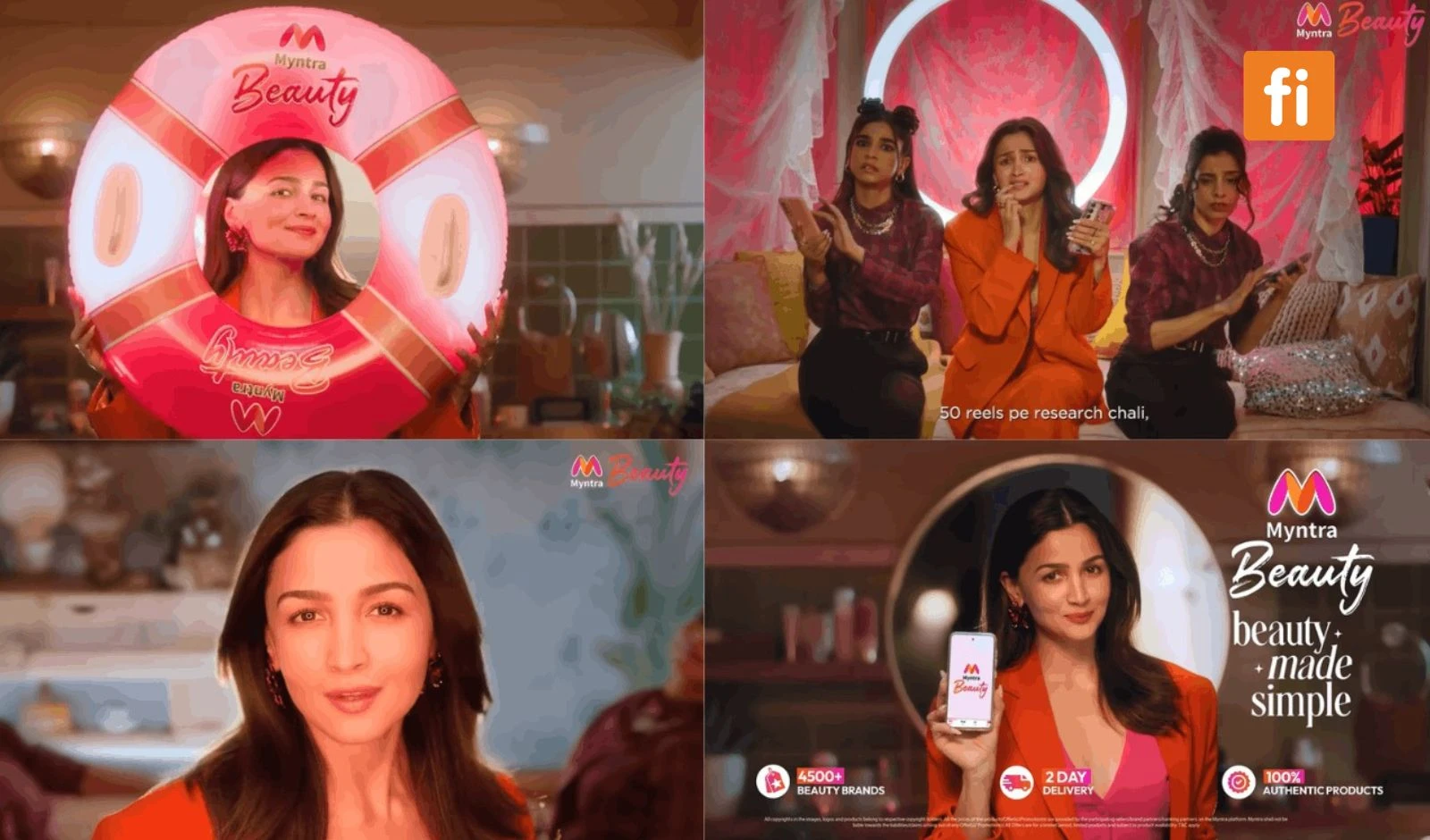 Myntra unveils ‘Beauty Made Personal’ campaign across makeup skincare and beauty with Alia Bhatt image