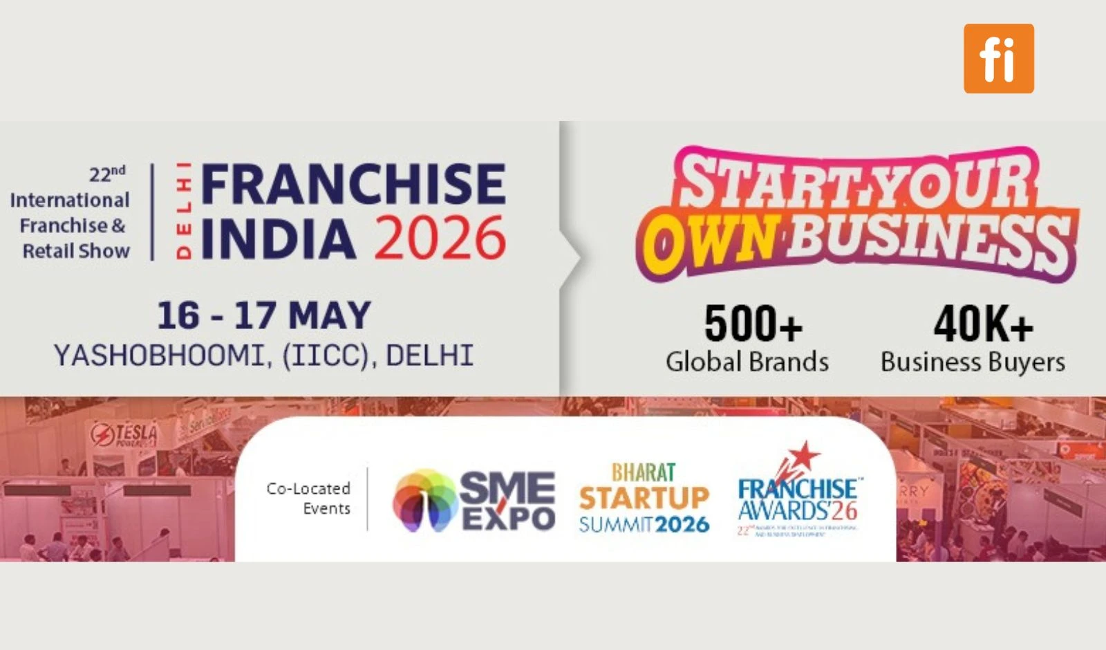 Stage is set for the two-day 22nd International Franchise & Retail Show, scheduled to commence on May 16