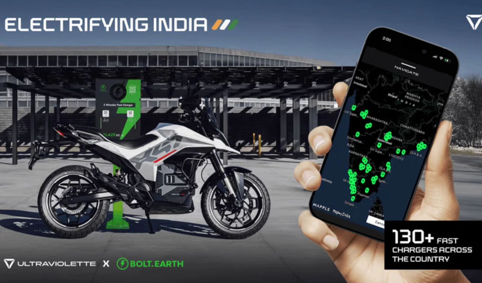 Ultraviolette–Bolt.Earth Build Interoperable EV Charging Ecosystem in India
