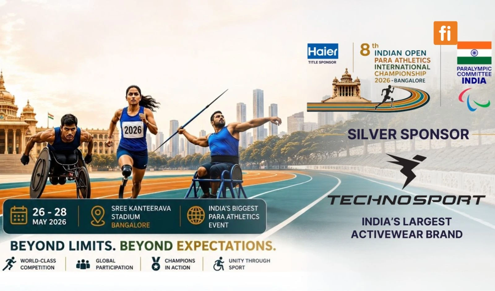 TechnoSport Joins Hands with PCI for 8th Indian Open Para Athletics 2026 image