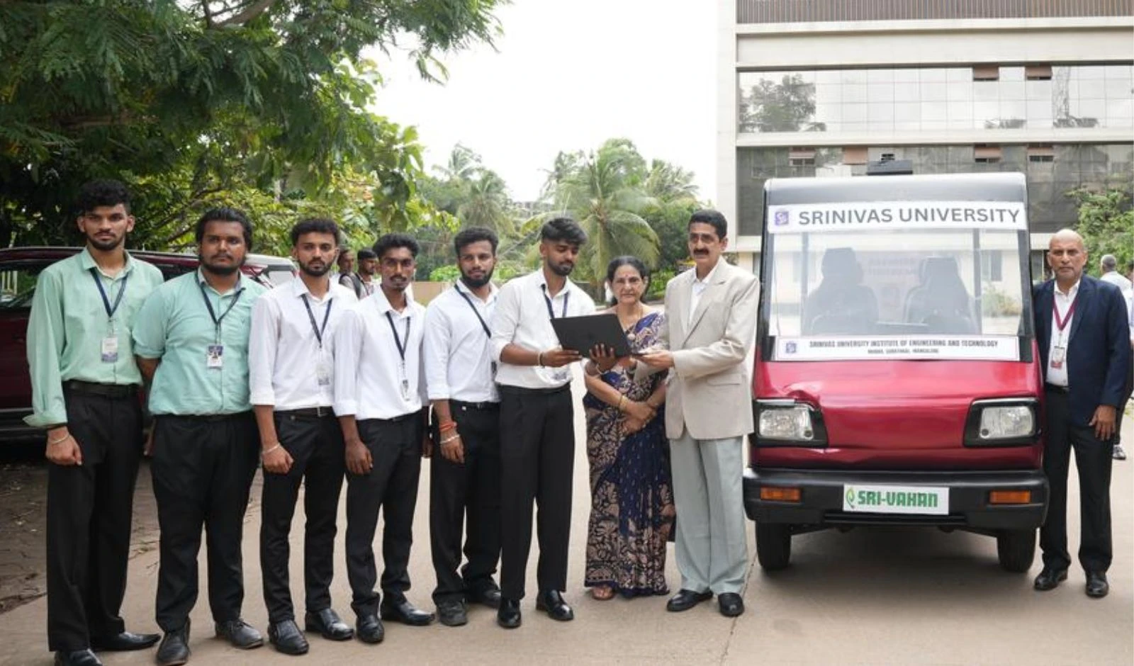 Srinivas University Students Build AI-Powered Smart EV image