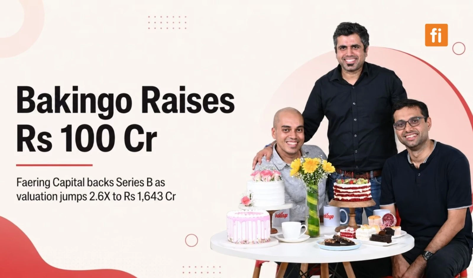 Bakingo Secures ₹100 Crore Series B Funding at 2.6X Valuation image