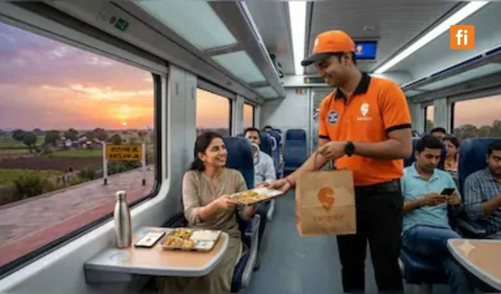 Swiggy’s Food on Train Service Gains Momentum, Now Available at 201 Stations