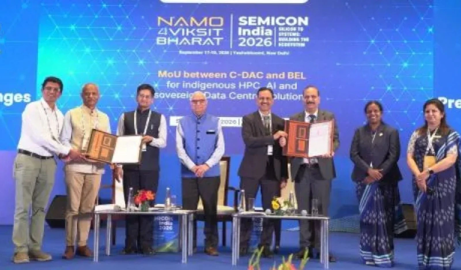 Bharat Electronics Signs MoU with C-DAC image