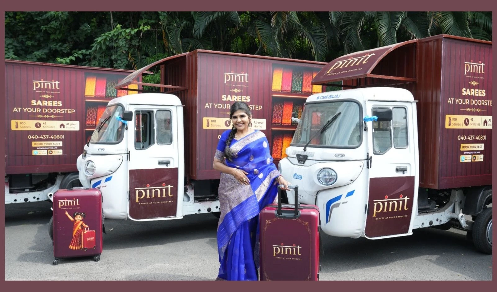 Pinit Brings Saree Shopping to Doorsteps with 45-Minute Quick-Commerce Model image
